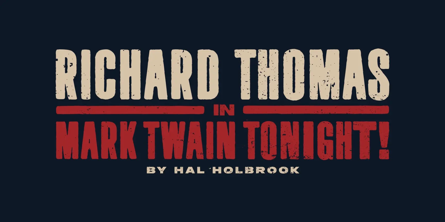 Mark Twain Tonight! A Special One-night Only Performance